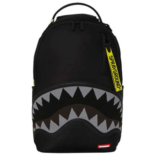 Sprayground Τσάντα πλάτης Shark Central Yellow Tape DLX Satin Backpack